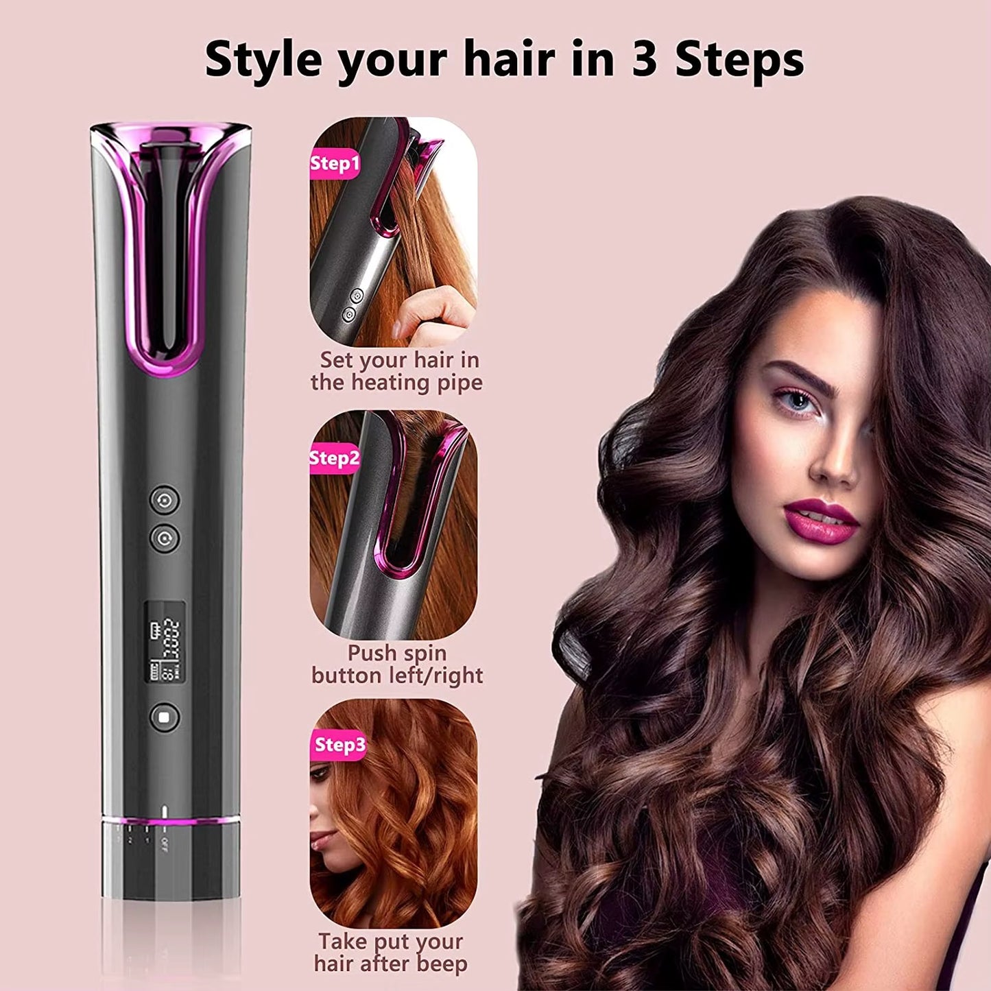 Cordless Hair Curler
