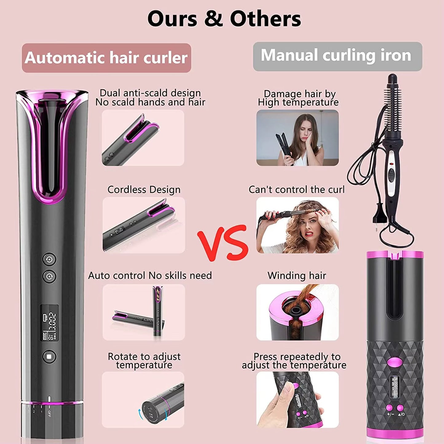 Cordless Hair Curler