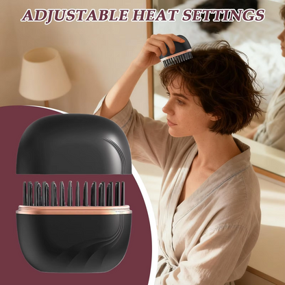 Mini Hair Straightening Comb Wireless